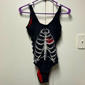 Grunge One-Piece Swimsuit